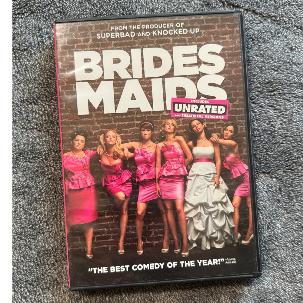 Bridesmaids DVD Unrated and Theatrical Versions Kristen Wiig Melissa McCarthy